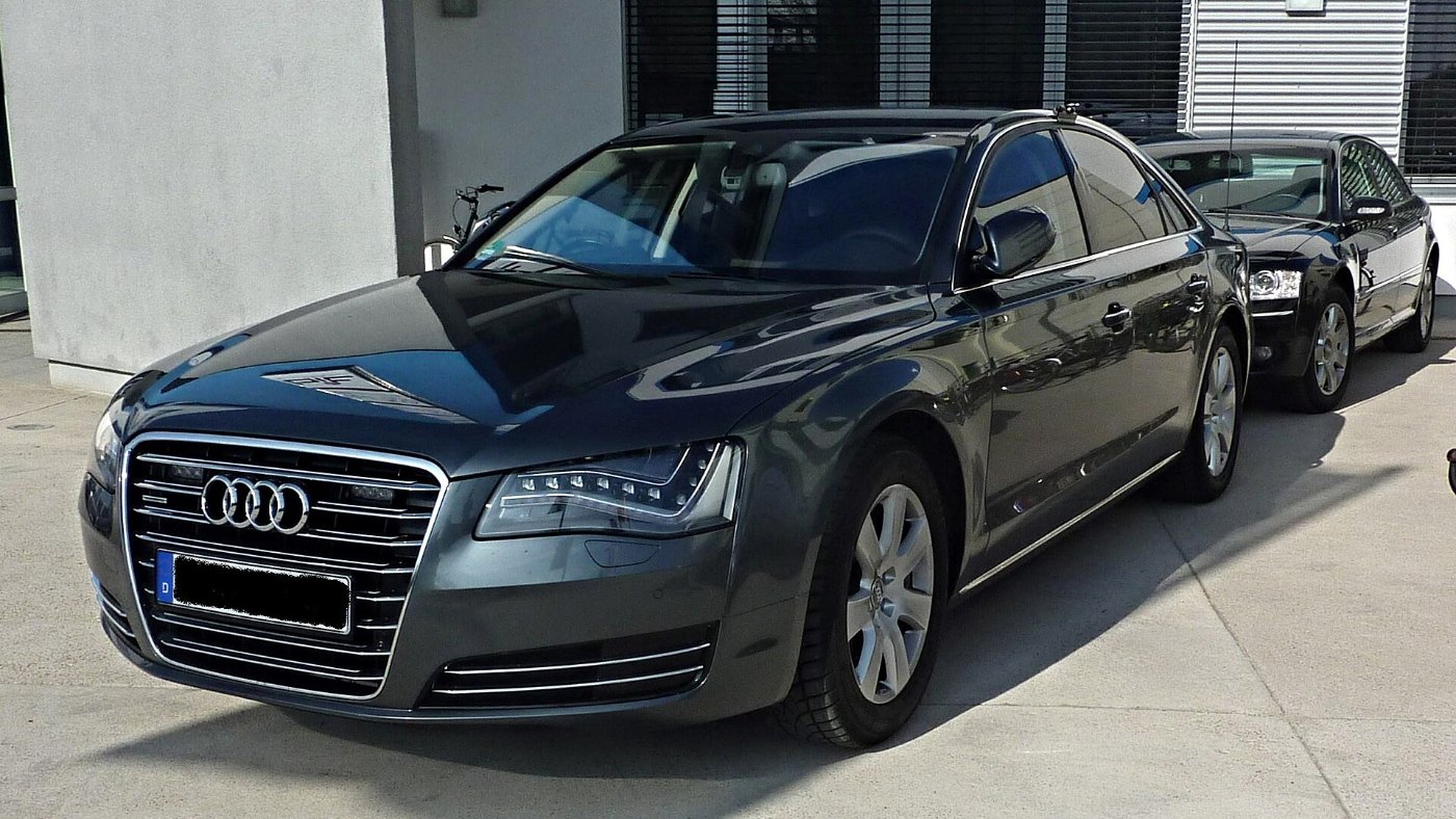 Audi A8 mit Aluminium-Space-Frame