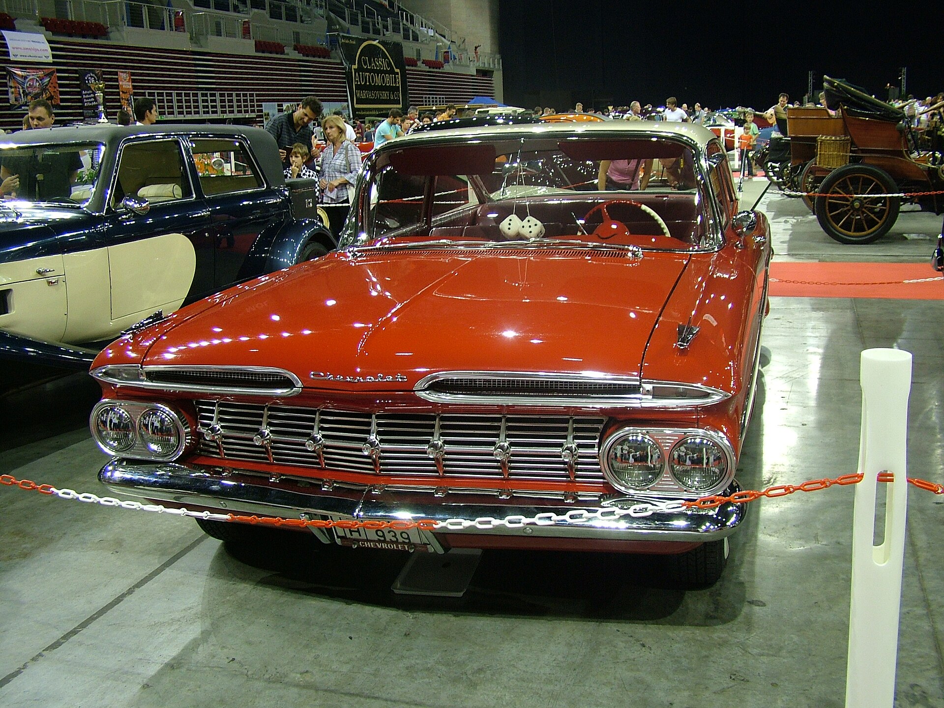 Frontansicht eines Chevrolet Bel Air von 1959