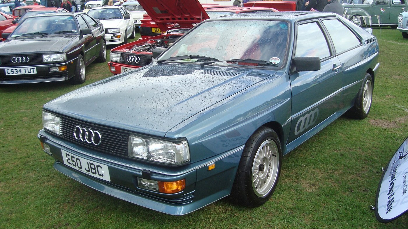 Audi Ur-quattro mit breiten Ronal-Rädern