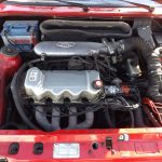 Motorraum eines Ford CVH mit Bosch K-Jetronic Einspritzanlage