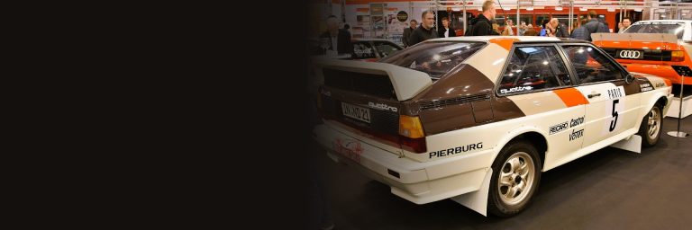 Audi quattro Rallyefahrzeug der Gruppe 4