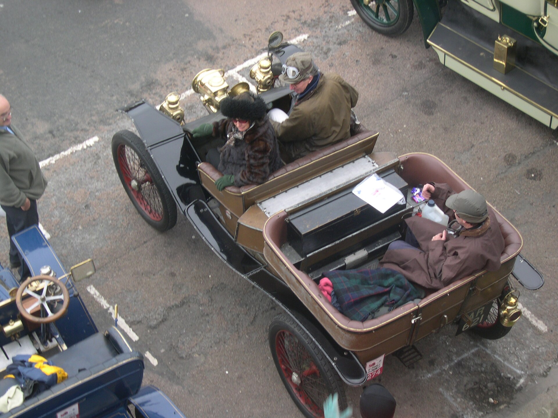 Lanchester 12 h.p. Tonneau von 1903 bei der London to Brighton Veteran Car Run