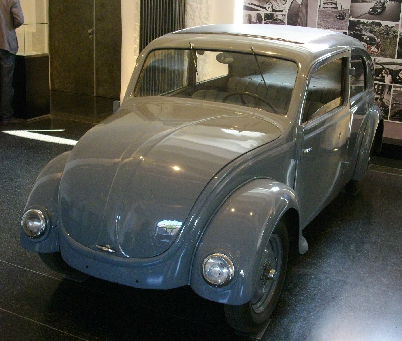 Prototyp NSU Typ 32 mit Stromlinienkarosserie