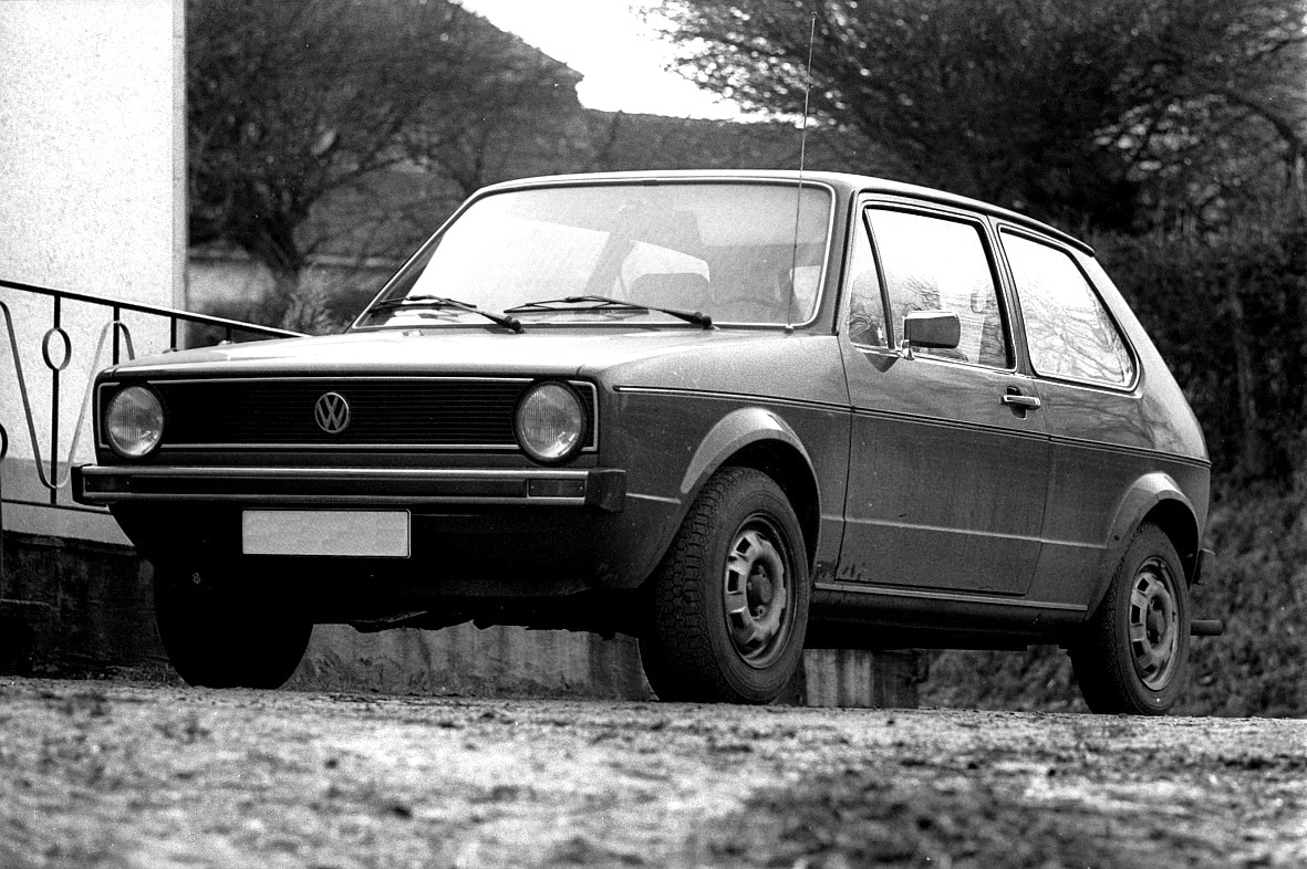 VW Golf der ersten Generation von 1974, gezeichnet von Giorgetto Giugiaro