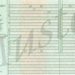 Vorderseite des amtlichen Formulars der Zulassungsbescheinigung Teil I mit den Feldern A bis X