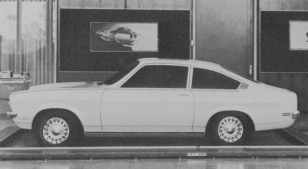 Werksfoto eines Clay-Modells des Chevrolet Vega aus dem Jahr 1969