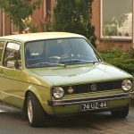 Volkswagen Golf der ersten Generation, Baujahr 1978, in Seitenansicht