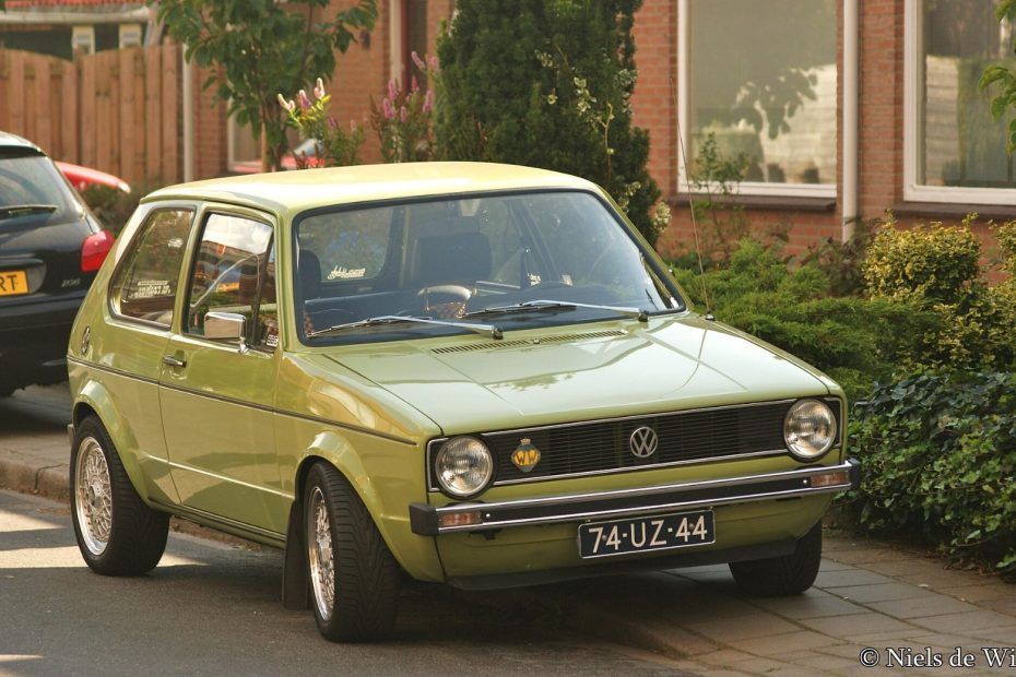 Volkswagen Golf der ersten Generation, Baujahr 1978, in Seitenansicht