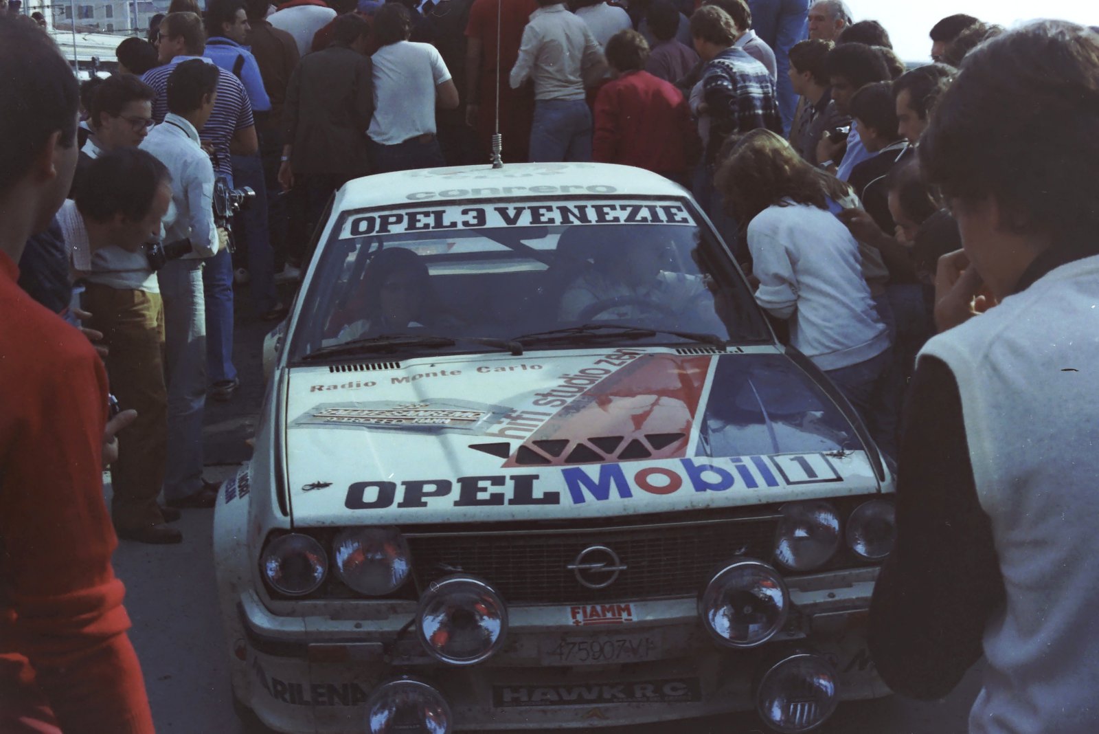 Opel Ascona 400 im Renneinsatz bei der Rallye Sanremo 1981