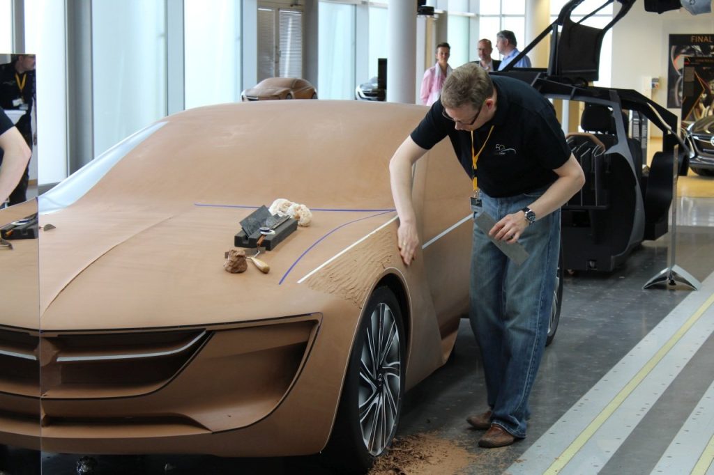 Blick in das Designzentrum von Opel in Rüsselsheim